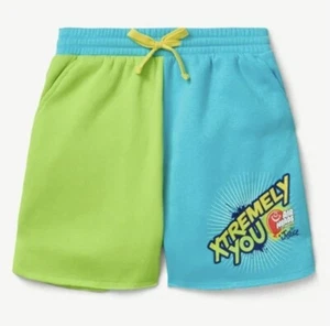 NWT Justice Girl's x Airheads Colorblock Blast Fleece Shorts Size XL 16/18 - Picture 1 of 4
