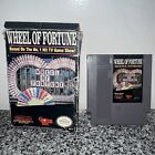Wheel of Fortune (1988) Spiel Tek Nintendo NES Box, Wagen (beschädigt)