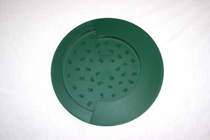 Plato para servir queso y galletas Tupperware NUEVO verde - Imagen 1 de 3