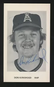 1976 California Angels Team Issue-DON KIRKWOOD *Autographed* - Picture 1 of 2