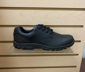Hush Puppies Chad Black Oxford- Little and Big Kids - Picture 1 of 10