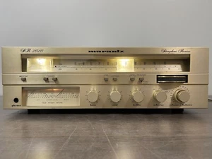 Vintage Marantz SR2010 Receiver in Champagner – getestet, bitte lesen - Afbeelding 1 van 17