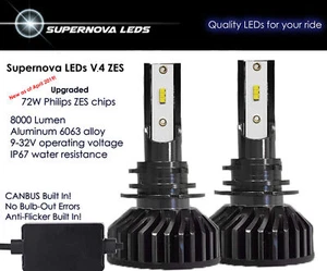 Supernova V.4 LED Headlight High Beams - Highest Quality LEDs 9005 PAIR l3 - Bild 1 von 11