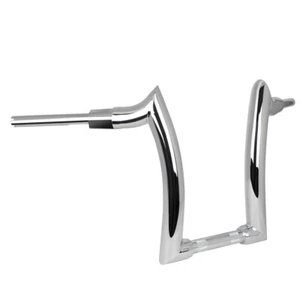 14'' Rise Handlebar Chrome Motorcycle Fit For Harley Dyna Softail Touring - Picture 1 of 15