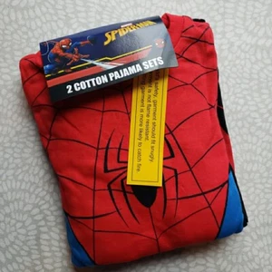 Marvel Spiderman Cotton Pajama Sets Size 10 Two Sets New - Picture 1 of 11