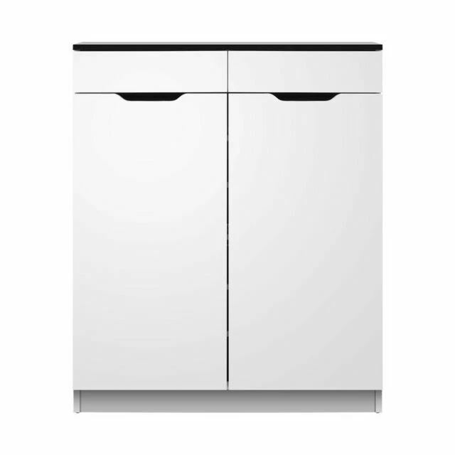 Artiss FURNILGSSHOE01WHBKAB Shoe Cabinet - White