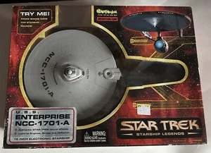 STAR TREK 16" USS ENTERPRISE NCC-1701-A STARSHIP LEGENDS ART ASYLUM 2003 NEW - Picture 1 of 2