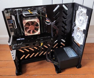 FILE STL PER STAMPA 3D - CASE PC DESKTOP OPEN AIR - ATX - Photo 1/6