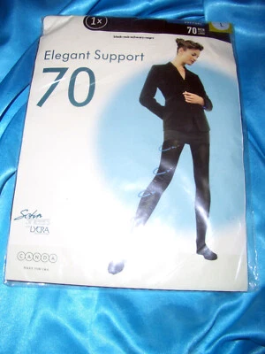 CANDA Elegant Support glänzende Stützstrumpfhose Gr. L schwarz 70 den OVP - Bild 1 von 2