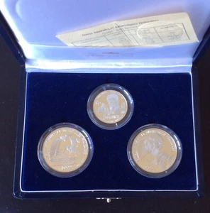 FRANCE - TAAF Rare Coffret de 3 monnaies (5fr, 2x100fr) 1992 BE - Albatros - Imagen 1 de 8