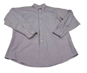 Brooks Brothers Hemd Herren 16-35 Gingham Kariert Grau Grey Button Down - Bild 1 von 6