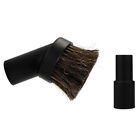 Round Brush Vacuum Cleaner Attachment With Soft Horse Hair Bristles 36Mm Long