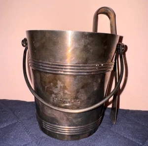 Christofle France Collection Vintage Collectible Ice Bucket Tongs Olympic Gallia - Picture 1 of 8