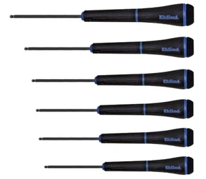 Eklind 92600 PSD ball hex screwdrivers , 6pc Metric set High Quality made in US - Picture 1 of 3