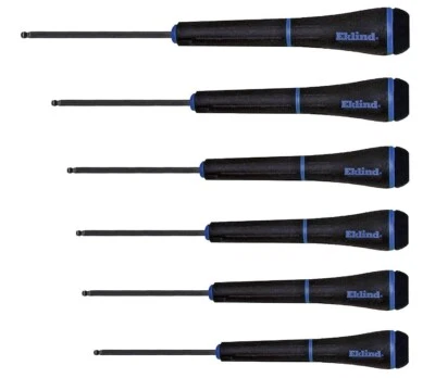 Eklind 92600 PSD ball hex screwdrivers , 6pc Metric set High Quality made in US