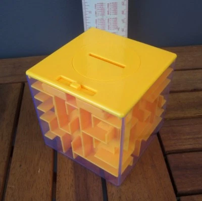 MAZE CUBE rompecabezas avanzado rompecabezas clásico laberinto 3D años 90 Foto 1 de 2