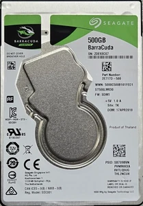 Seagate ST500LM030 BarraCuda 500GB 2.5" Internal Mobile HDD 5400RPM 128MB Cache - Picture 1 of 1