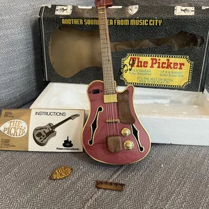 The Picker Transistor Radio  -  Guitar Shape Preowned - Picture 1 of 10