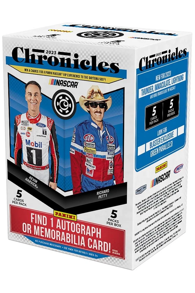 2023 PANINI CHRONICLES RACING 5-PACK BLASTER BOX (LOT OF 6)