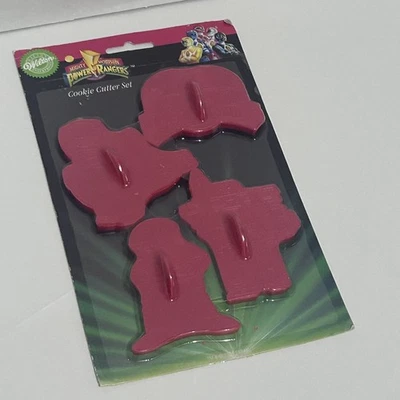 1994 Wilton Mighty Morphin Power Rangers Cookie Cutter Set of 4 NOS - Image 1 of 4