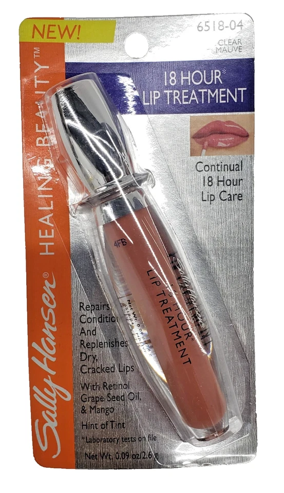 NUEVO TRATAMIENTO LABIAL SALLY HANSEN 18 HR 6518-04 MALVA TRANSPARENTE Foto 1 de 1