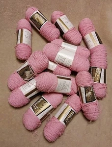 LoLOT ~ 14 Skeins Carioca by Bernat Ashes of Roses Yarn ~ Pink #6721 Lot LH - Picture 1 of 6