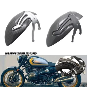 Carbon Fiber Wheel Hugger Mudguard Splash Guard Fender For BMW R12 Nine T 2024- - Picture 1 of 6