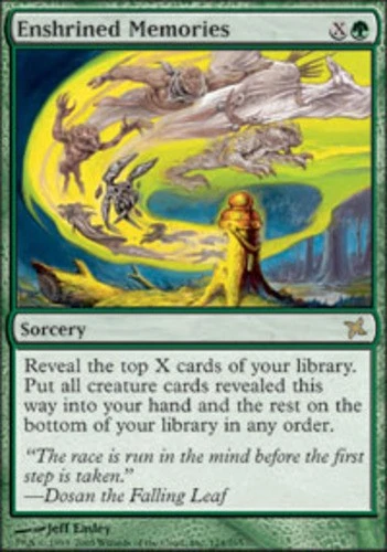 Enshrined Memories - Betrayers of Kamigawa #124/165 MTG Magic The Gathering - Image 1 of 1