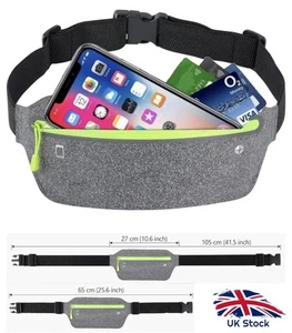 Running Belt for Phone, Sweatproof Running Pouch Ultra Slim with Adjustable Stra - Picture 1 of 9