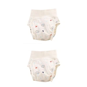 1/2/3 Housse de couche en tissu pour bébé, en coton lavable, respirant, - Imagen 1 de 25