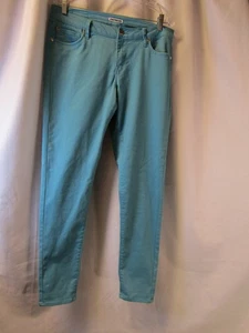 Pantalones Algodón Cepillado Verde Azulado por Express Talla 12 Calce Ajustado (700-251) - Imagen 1 de 8