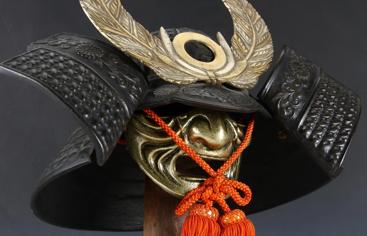 铁制复古复制品日本古董盔甲| eBay