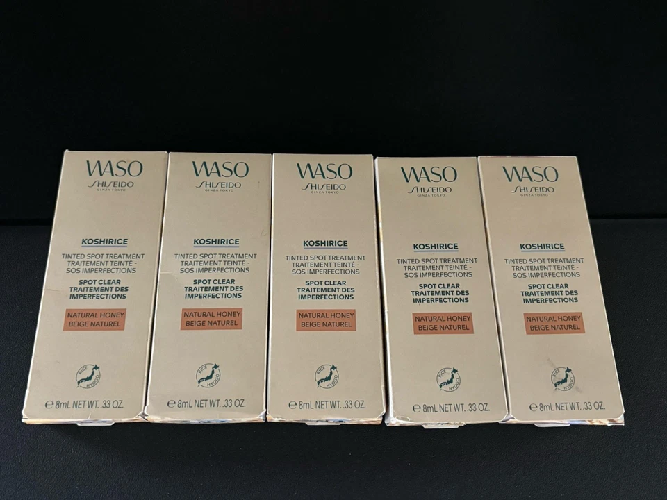 Shiseido WASO Koshirice Tinted Spot Treatment 8mL Natural Honey (5 Pack) - Изображение 1 из 1