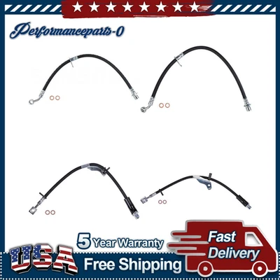 Línea de freno hidráulico de manguera de freno delantero trasero para Chevrolet Equinox 2011 2012 Foto 1 de 4