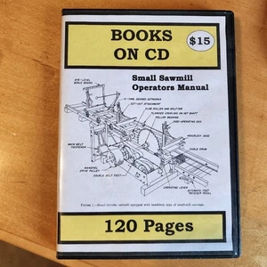 Small Sawmill Operators Manual US Dept Agriculture Jan 1952/58 No.27 On CD - Picture 1 of 3
