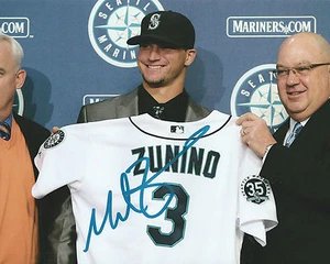 **GFA Seattle Mariners *MIKE ZUNINO* Signed 8x10 Photo M2 COA PROOF!** - Picture 1 of 2