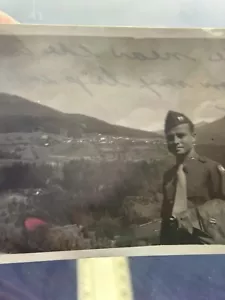 photographic image 1940's American Soldier Brenner Pass Italy 4.5 X2.5 - Picture 1 of 4
