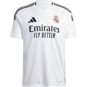 Real Madrid Kylian Mbappé 24/25 Home Slim Fit Short Sleeve Football Shirt - Picture 1 of 4