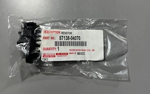 Genuine Toyota Tacoma 2005-2023 HVAC Blower Motor Fan Resistor 87138-04070 OEM - Picture 1 of 5