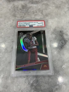 2020 Panini Spectra Tyler Johnson Black Prizm Rookie Jersey # 6/7 PSA 10 Gem - Picture 1 of 2