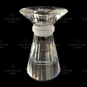 Swarovski Crystal 144L NEO-CLASSIC CANDLEHOLDER LARGE 118625 Mint Rare Boxed - Picture 1 of 3