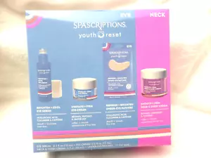 4 piece SPASCRIPTIONS Youth RESET BRIGHTEN Cool EYE SERUM SET Free Ship - Picture 1 of 4