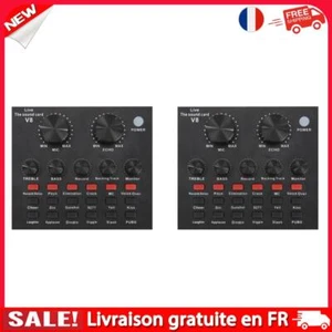 V8 Audio USB Headset Microphone Webcast Live Sound Card for Phone Computer - Afbeelding 1 van 6