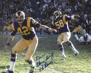 Autographed DAVE ELMENDORF Los Angeles Rams 8x10 Photo w/COA - Picture 1 of 1