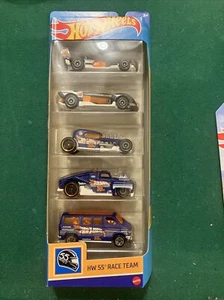 Hot Wheels 55th Anniversary Race Team Full Set W/ Mod Rod Treasure Hunt - Picture 1 of 5