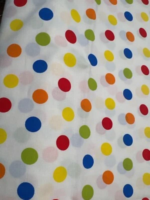 24" Wide x 40" Polka Dot Cotton Backing Fabric by Connecting Threads - Image 1 of 4