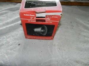 Vintage Realistic 5" Power Horn All Weather Speaker 40-1236 Radio Shack Corp. CB - Picture 1 of 6