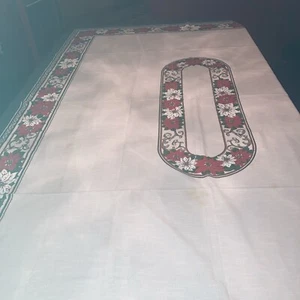 Sunweave Linen Corporations Poinsettia Table Dining Room Table Kitchen 62X84” - Picture 1 of 9