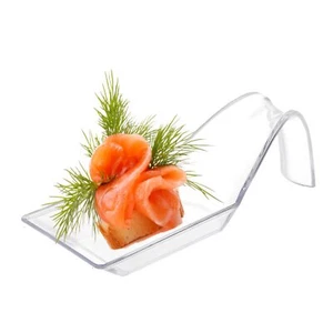 150 Pack Plastic Appetizer Spoons Clear Tasting Spoons Small Catering Dessert Ta - Picture 1 of 8