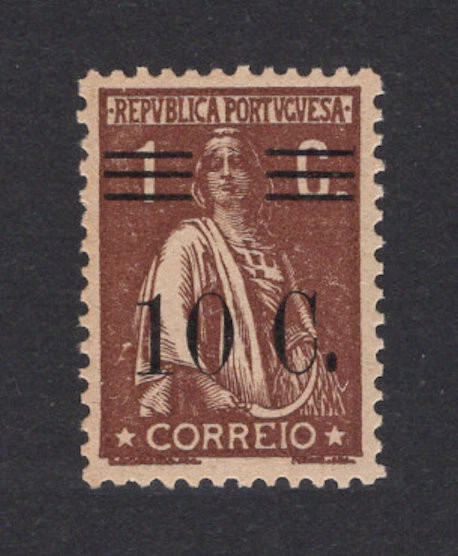 Portugal 1928 Ceres #455A SURCHARGE TYPE II, MNH FVF - Image 1 of 1